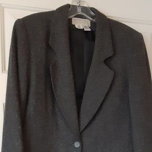 Blazer Femme Norton McNaughton – Laine Bleu Marine, Boutons Fins, Tailles M/L